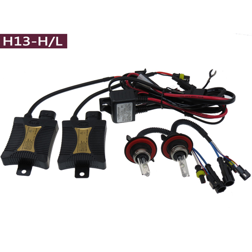 55W H13-H/L Slim HID Xenon Conversion Kit Head light Bulbs Lamp 3000K 4300K-12000K - Click Image to Close